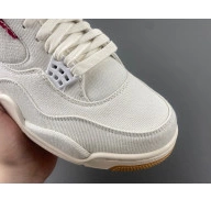 'White' x AO2571-100 Jordan Air 4 Levi's 0602
